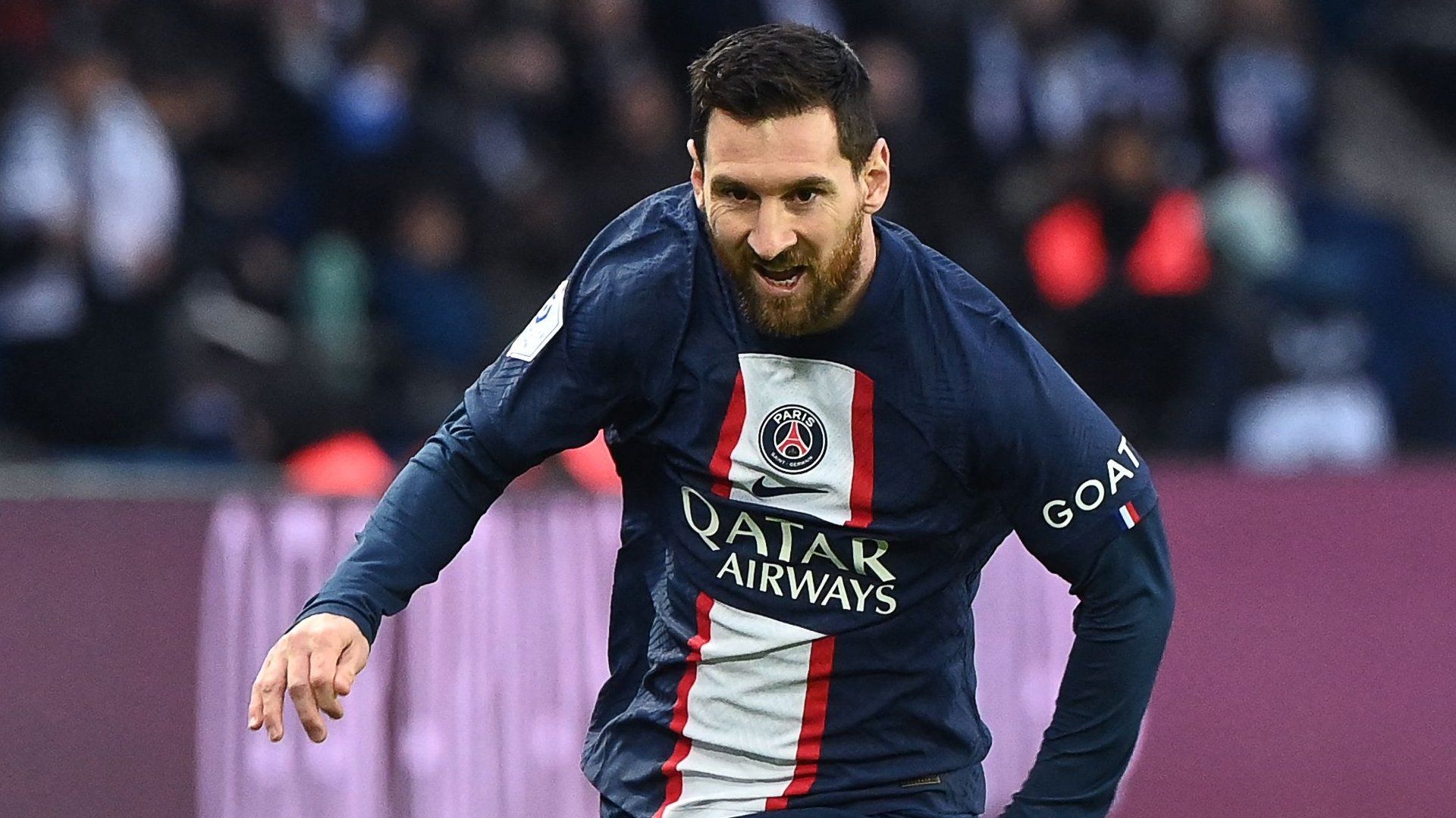 messi in action for PSG