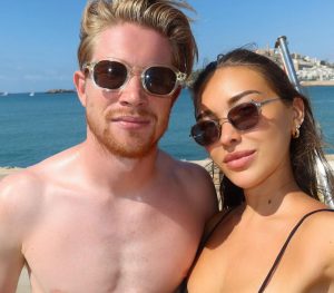 Kevin De Bruyne and wife